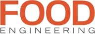Logo displaying the words "Food Engineering" with "Food" in bold uppercase orange letters and "Engineering" in smaller gray uppercase letters below it.