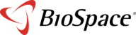 BioSpace logo featuring a red abstract swirl design to the left of the word "BioSpace" in black text.