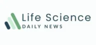 Logo for "Life Science Daily News" with three vertical bars in varying shades of green to the left of the text.